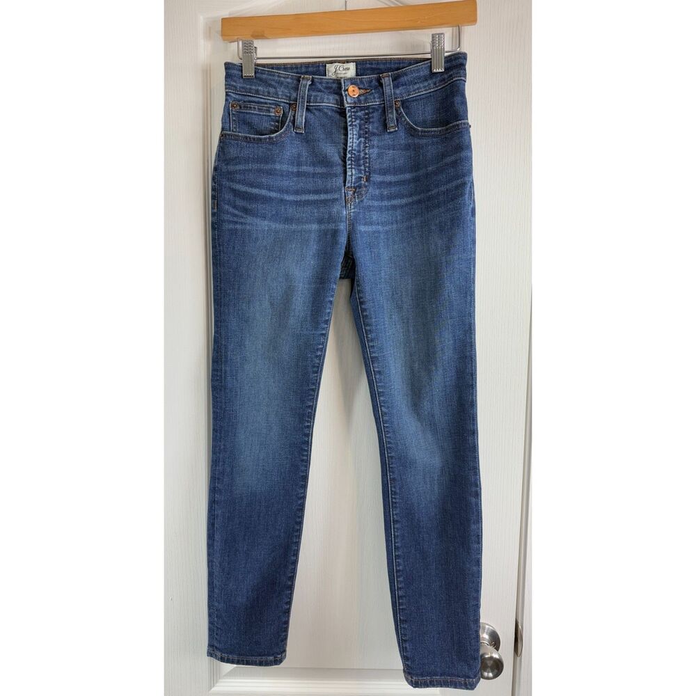 J Crew Women's Curvy Toothpick Jeans Size 25 Petite